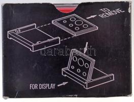 Amerikai Egyesült Államok 1981S 1d-1$ (6xklf) dísztokos szettben T:PP USA 1981S 1 Dime - 1 Dollar (6...