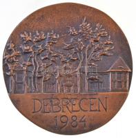 Váró Márton (1943-) 1984. "Petrányi Gyula akadémikus / Debrecen 1984" Br emlékplakett (98m...