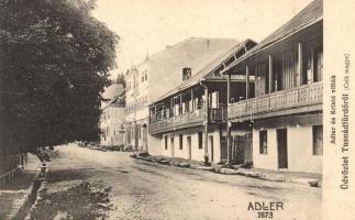 Tusnádfürdő, Baile Tusnad; Adler és Kristó villák. Adler fényirda 2673. 1910. / villas