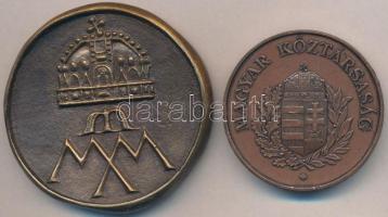 Asszonyi Tamás (1942-) 2000. "Szent István - Magyar Millenium" Br emlékérem, mesterjegy né...