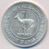 Egyesült Arab Emírségek / Ajman 1970. 7 1/2R Ag "Rashid bin Humaid Al Nuaimi" T:BU
United...