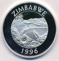 Zimbabwe 1996. 10$ Ag "Elefánt / Viktória-vízesés híd" T:PP
Zimbabwe 1996. 10 Dollars Ag ...