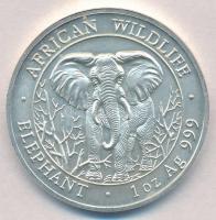 Szomália 2004. 1000Sh Ag Elefánt T:BU  Somalia 2004. 1000 Shillings Ag Elephant C:BU Krause KM#183a