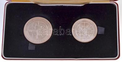 Izland 1974. 500K Ag "Az első település 1100. évfordulója" + 1974. 1000K Ag "Az első ...