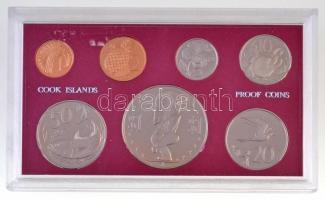 Cook-szigetek 1972. 1c-1$ Br, Cu-Ni (7xklf) forgalmi sor műanyag tokban T:PP
Cook Islands 1972. 1 C...