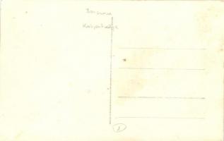 Borzsova, Nagyborzsova, Borzhava; Duzzasztó és Cserkész park, fürdőző cserkészek / dam with bathing ...