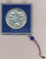 1989. "Bábolna 1789-1989 / Ültetve 1710" Ag emlékérem plombált ÁPV tokban (~35g/0.835/42,5...
