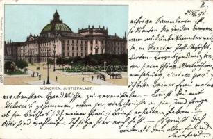 1898 München, Justizpalast / Palace of Justice, litho