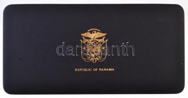 Panama 1983. 1c-5B Br, Cu-Ni, Ag (8xklf) forgalmi sor dísztokban T:PP
/ Panama 1983. 1 Centesimo - ...