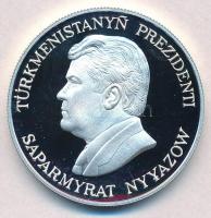 Türkmenisztán 1996. 500M Ag "Pusztai macska vagy Pallas macskája" T:PP
Turkmenistan 1996....