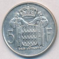 Monaco 1966. 5Fr Ag "III. Rainier" T:1-,2
Monaco 1966. 5 Francs Ag "Rainier III"...