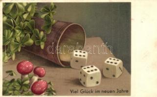 3 db főleg modern gomba motívumlap / 3 mainly modern mushroom motive cards