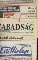 9 db újság az 1990-es évek elejéről