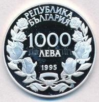 Bulgária 1995. 1000L Ag "Az Olimpiai Játékok 100 éve - Lovaglás" T:PP fo.
Bulgaria 1995. ...