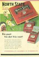 3 db vegyes cigaretta reklámlap / 3 mixed cigarettes advertisement cards