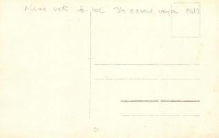 1912 Aknavető állás 406. a 34. gyalogezred rajon / WWI K.u.K. military mortar position of the 34th I...