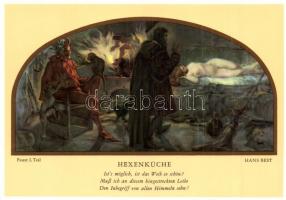 Auerbachs Keller im Messehaus Mädler-Passage zu Leipzig. 8 Bild-Karten nach Gemälden. / 8 db modern ...