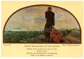 Auerbachs Keller im Messehaus Mädler-Passage zu Leipzig. 8 Bild-Karten nach Gemälden. / 8 db modern ...