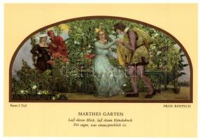 Auerbachs Keller im Messehaus Mädler-Passage zu Leipzig. 8 Bild-Karten nach Gemälden. / 8 db modern ...