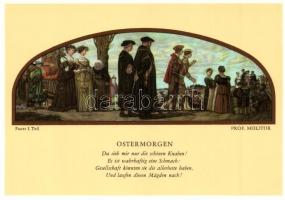 Auerbachs Keller im Messehaus Mädler-Passage zu Leipzig. 8 Bild-Karten nach Gemälden. / 8 db modern ...