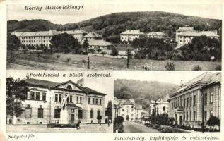 9 db régi magyar városképes lap: Szombathely, Balassagyarmat, Ráckeve, Eger, Salgótarján, Gyöngyös, ...