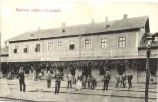 Székelykocsárd, Kocsárd, Lunca Muresului; Vasútállomás / railway station / Bahnhof  (Rb)