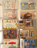 Az első 100 magyar telefonkártya, sok  eredeti csomagolásban