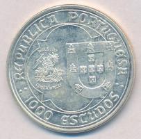 Portugália 1995. 1000E Ag "II. János halálának 500. évfordulója" T:1,1- patina
Portugal 1...