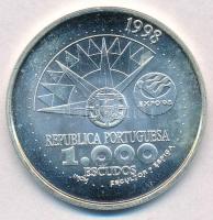 Portugália 1998. 1000E Ag "Az Oceans Expo nemzetközi éve" T:1 fo.
Portugal 1998. 1000 Esc...