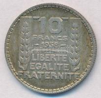 Franciaország 1938. 10Fr Ag T:2 France 1938. 10 Francs Ag C:XF