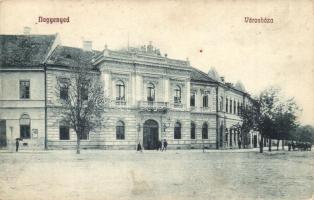 4 db régi erdélyi városképes lap: Nagyenyed, Nagyvárad, Székelyudvarhely, Szamosújvár / 4 pre-1945 T...