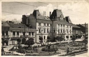 4 db régi erdélyi városképes lap: Nagyenyed, Nagyvárad, Székelyudvarhely, Szamosújvár / 4 pre-1945 T...