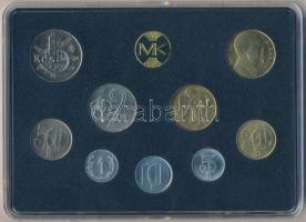 Csehszlovákia 1992. 1h-10K (9xklf) forgalmi sor műanyag tokban T:1 
Czechoslovakia 1992. 1 Haler - ...
