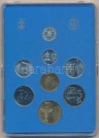 Szlovákia 1993. 10h-10K (7xklf) forgalmi sor + "Körmöcbányai Pénzverde / 1328-1993" fém em...