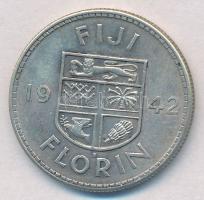 Fidzsi-szigetek 1942S 1Fl Ag "VI. György" T:1-,2
Fiji Islands 1942S 1 Florin Ag "Geo...