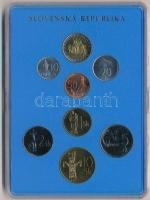 Szlovákia 2002. 10h-10K (7xklf) forgalmi sor + "Bajmóc vára" fém emlékérem műanyag dísztok...