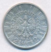Lengyelország 1934. 5Zl Ag "Jozef Pilsudski" T:2 
Poland 1934. 5 Zlotych Ag "Jozef P...
