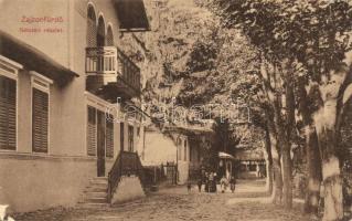 Zajzonfürdő, Zizin; Sétatéri réstlet / promenade with villas  (EK)