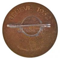 Svájc 1932. "Leszerelési Konferencia / Genf 1932" Br jelvény "HUGUENIN" és &quot...