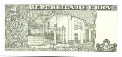 Kuba 1995-2003. 1P (4x) klf évszámokkal T:I