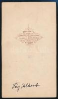 cca 1860-70 fáji Fáy Albert (1824-1911) 1848/49-es nemzetőr, főszolgabíró, mérnök, festőművész, kemé...