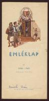 1948-49 Iskolai emléklap