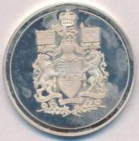 Kanada DN "Olimpiai játékok - Futás" jelzett Ag emlékérem (15,05g/1.000/35mm) T:2 eredetil...