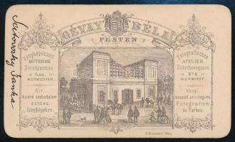 cca 1860 nagykéri Scitovszky Janka (1844-1923), nagykéri Scitovszky Márton (1815-1869) főszolgabíró,...