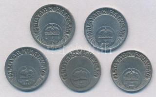 1926-1927. 20f Cu-Ni (2xklf) + 1940-1942. 20f Fe (3xklf) T:1-,2-