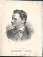1867 dr. Székely József kőnyomatos képe. J. Bauer munkája / Lithographic image 21x27 cm