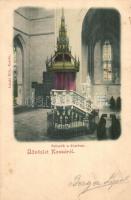 Kassa, Kosice; Szószék a dómban, belső / pulpit in the dome, interior