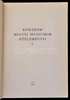 Komárom Megyei Múzeumok közleményei 1. Tata, 1968, készült 1000 példányban. Kiadói papírkötés, gerin...