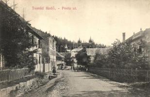 Tusnádfürdő, Baile Tusnad; Posta út. Dragomán S. J. kiadása / street view