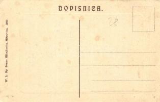 Szávaszentdemeter, Mitrovitz an der Save, Sremska Mitrovica; Fő tér, üzletek, gyerekek. W. L. Bp. Jo...
